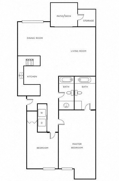 Eleven Pines 2x2 Floor Plan